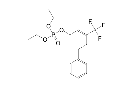 DIETHYL-5-PHENYL-3-(TRIFLUOROMETHYL)-2-PENTENYL-PHOSPHATE;(E)-ISOMER