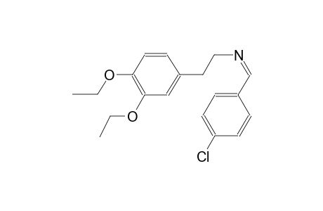 N-[(Z)-(4-chlorophenyl)methylidene]-2-(3,4-diethoxyphenyl)ethanamine
