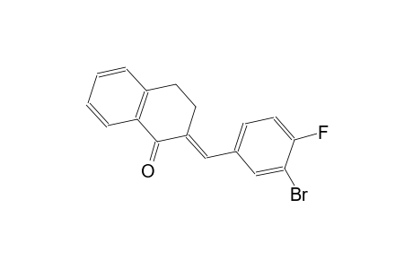 (2E)-2-(3-bromo-4-fluorobenzylidene)-3,4-dihydro-1(2H)-naphthalenone