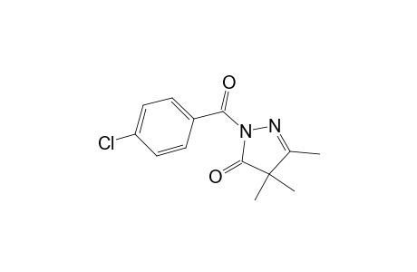 2-(4-Chlorobenzoyl)-4,4,5-trimethyl-2-pyrazolin-3-one