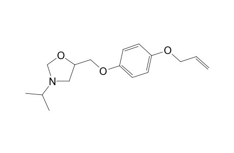 5-[(o-allyloxyphenyl)oxymethyl-N-isopropyl-perhydrooxazole