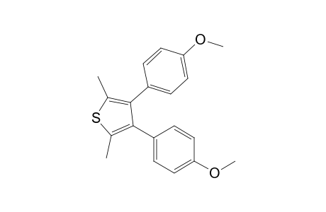 3,4-bis(4-methoxyphenyl)-2,5-dimethyl-thiophene