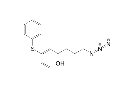 5,7-Octadien-4-ol, 1-azido-6-(phenylthio)-, (E)-