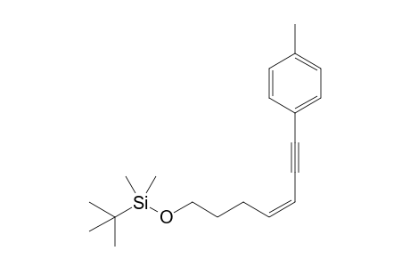 (Z)-7-tert-Butyldimethylsilyloxy-1-p-tolyl-3-hepten-1-yne