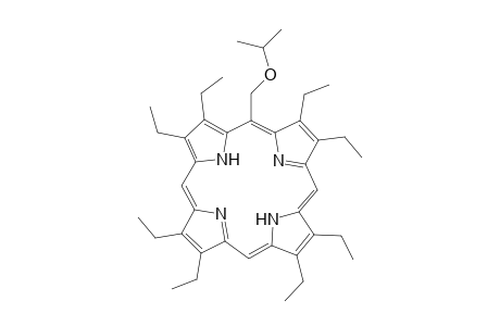 21H,23H-Porphine, 2,3,7,8,12,13,17,18-octaethyl-5-[(1-methylethoxy)methyl]-