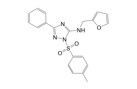 1H-1,2,4-triazol-5-amine, N-(2-furanylmethyl)-1-[(4-methylphenyl)sulfonyl]-3-phenyl-
