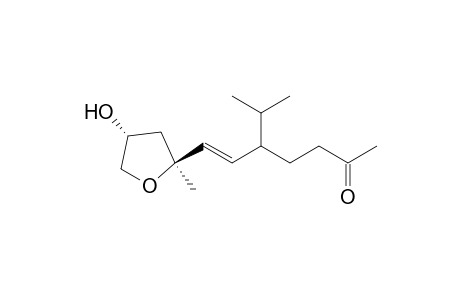 (2R*,4S*,5E)-1,4-Epoxy-2-hydroxy-7-isopropyl-4-methyl-5-undecen-10-one