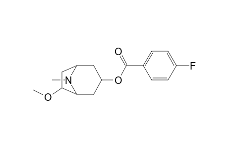 3-p-fluorobenzoyloxy-6-methoxytropane