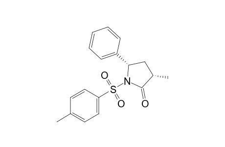 (3S,5S)-3-methyl-1-(4-methylphenyl)sulfonyl-5-phenyl-pyrrolidin-2-one