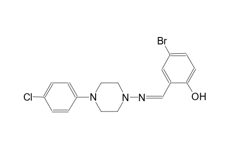 phenol, 4-bromo-2-[[[4-(4-chlorophenyl)-1-piperazinyl]imino]methyl]-