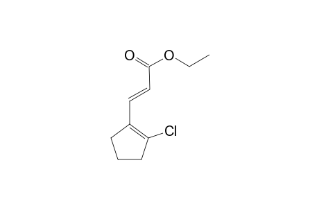 2-Chloro-1-[2'-(ethoxycarbonyl)-1'-ethenyl]cyclopent-1-ene