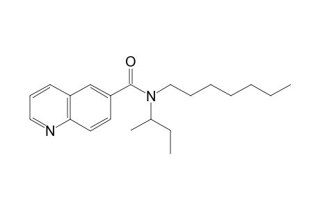 Quinoline-6-carboxamide, N-(2-butyl)-N-heptyl-