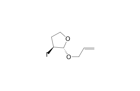 trans-3-Iodo-2-(2-propenyloxy)tetrahydrofuran