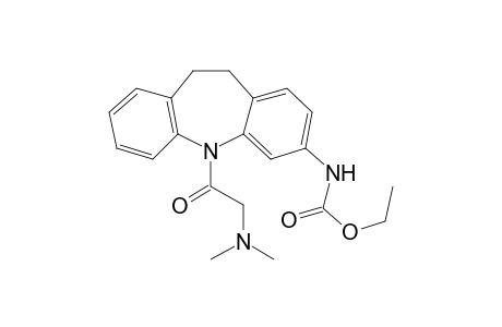 Ethyl 5-[(dimethylamino)acetyl]-10,11-dihydro-5H-dibenzo[b,f]azepin-3-ylcarbamate