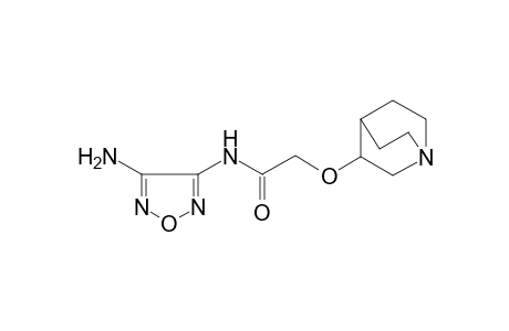 N-(4-Amino-1,2,5-oxadiazol-3-yl)-2-(1-azabicyclo[2.2.2]oct-3-yloxy)acetamide