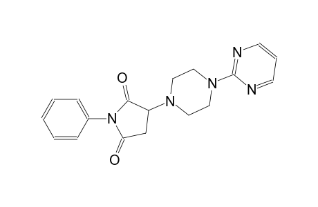 2,5-pyrrolidinedione, 1-phenyl-3-[4-(2-pyrimidinyl)-1-piperazinyl]-