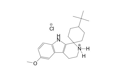 4-tert-butyl-6'-methoxy-2',3',4',9'-tetrahydrospiro[cyclohexane-1,1'-indeno[2,1-c]pyridin]-2'-ium chloride