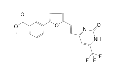 3-[5-[(E)-2-[2-keto-6-(trifluoromethyl)-1H-pyrimidin-4-yl]vinyl]-2-furyl]benzoic acid methyl ester