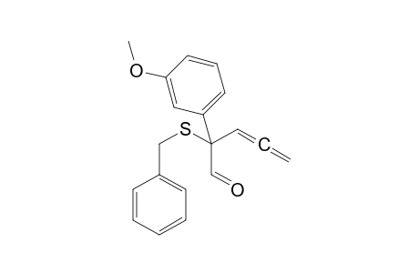 2-(3-Methoxyphenyl)-2-(benzylthio)penta-3,4-dienal