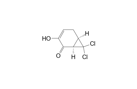 (1R,6R)-7,7-bis(chloranyl)-4-oxidanyl-bicyclo[4.1.0]hept-3-en-5-one