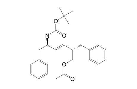 (2R,5S)-2-BENZYL-5-((TERT.-BUTOXYCARBONYL)-AMINO)-6-PHENYL-(E)-3-HEXENYL-ACETATE
