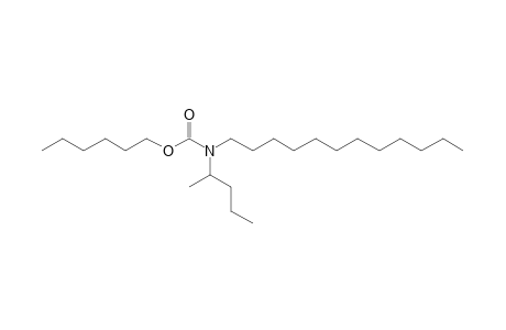 Carbonic acid, monoamide, N-(2-pentyl)-N-dodecyl-, hexyl ester