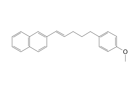 (E)-2-(5-(4-Methoxyphenyl)pent-1-en-1-yl)naphthalene