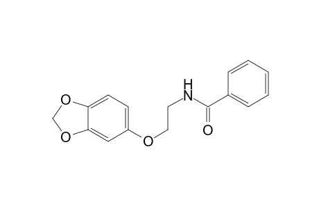 Benzamide, N-[2-(1,3-benzodioxol-5-yloxy)ethyl]-