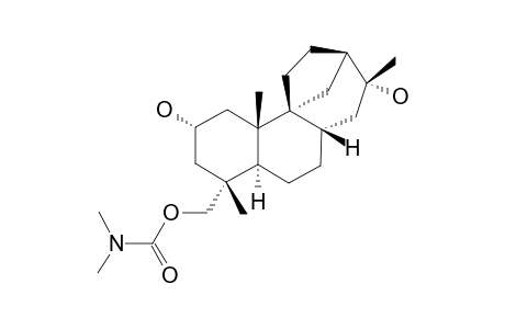 19-(N,N-DIMETHYLCARBAMOXY)-2-BETA,13-DIHYDROXY-STEMARANE