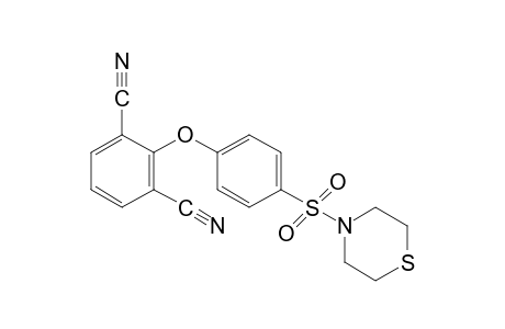 2-[p-(thiomorpholinosulfonyl)phenoxy]isophthalonitrile