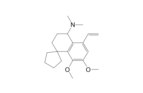 Spiro[cyclopentane-1,1'(2'H)-naphthalen]-4'-amine, 5'-ethenyl-3',4'-dihydro-7',8'-dimethoxy-N,N-dimethyl-