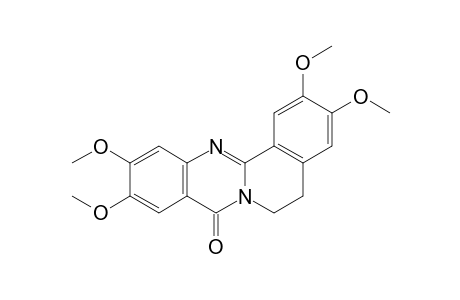 5,6-Dihydro-2,3,10,11-tetramethoxyisoquino[1,2-b]quinazolin-8-one