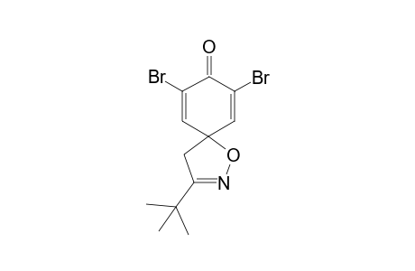 7,9-Dibromo-3-tert-butyl-1-oxa-2-azaspiro[4.5]deca-2,8,9-trien-8-one
