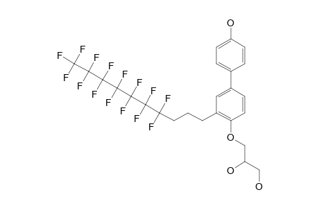 3-[4'-HYDROXY-3-(1H,1H,2H,2H,3H,3H-PERFUORODECYL)-BIPHENYL-4-YLOXY]-PROPANE-1,2-DIOL