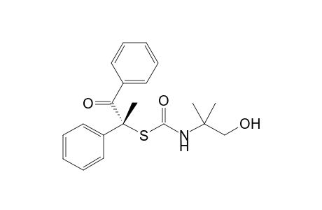 (-)-(R)-S-1-[N-(2-Hydroxy-1,1-dimethylethyl)aminocarbonylthio]-1,2-diphenyl-1-propanone