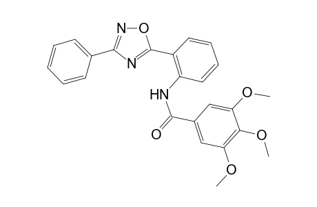 3,4,5-trimethoxy-N-[2-(3-phenyl-1,2,4-oxadiazol-5-yl)phenyl]benzamide