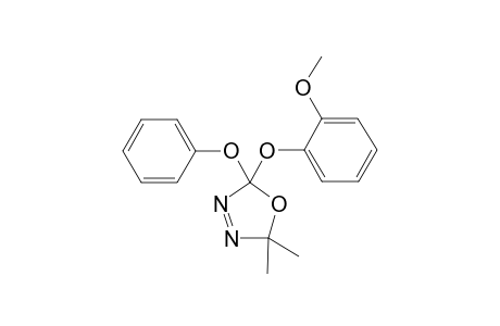 5,5-Dimethyl-2-(o-methoxyphenoxy)-2-phenoxy-.delta(3).-1,3,4-oxadiazoline