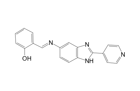 2-({[2-(4-pyridinyl)-1H-benzimidazol-5-yl]imino}methyl)phenol