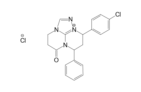 8-(4-Chlorophenyl)-5-oxo-6-phenyl-4,5,7,8-tetrahydro-3H,6H-1,2a,5a-triaza-8a-azoniaacenaphthylene Chloride