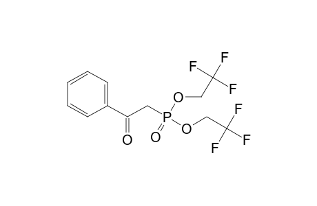 bis(2,2,2-trifluoroethyl) (2-phenyl-2-oxoethyl)-phosphonate