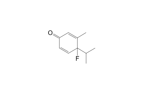 4-Fluoranyl-3-methyl-4-propan-2-yl-cyclohexa-2,5-dien-1-one