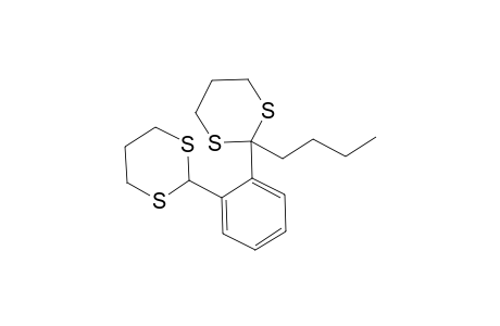 1,3-Dithiane, 2-butyl-2-[2-(1,3-dithian-2-yl)phenyl]-
