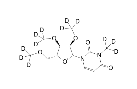 N(3),o-2',3',5'-tetra(methyl-D3)uridine