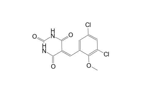 5-(3,5-dichloro-2-methoxybenzylidene)-2,4,6(1H,3H,5H)-pyrimidinetrione