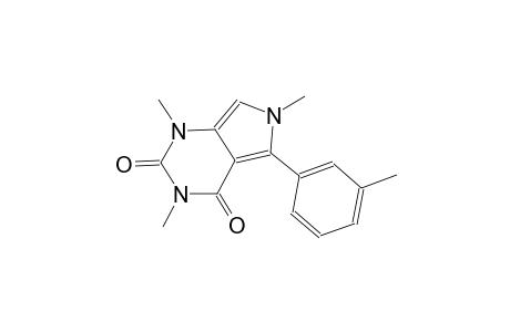 1,3,6-trimethyl-5-(3-methylphenyl)-1H-pyrrolo[3,4-d]pyrimidine-2,4(3H,6H)-dione