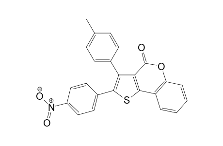 3-(4-Methylphenyl)-2-(4-nitrophenyl)-4H-thieno[3,2-c]chromen-4-one