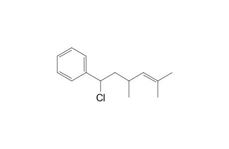 Benzene, (1-chloro-3,5-dimethyl-4-hexenyl)-, (R*,R*)-