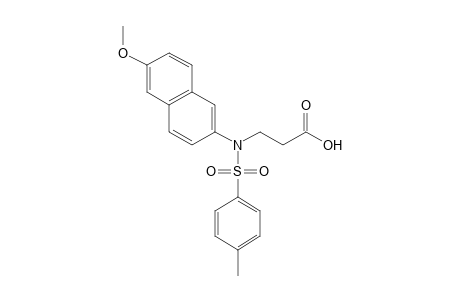 N-(6-METHOXY-1-NAPHTHYL)-N-(p-TOLYLSULFONYL)-beta-ALANINE