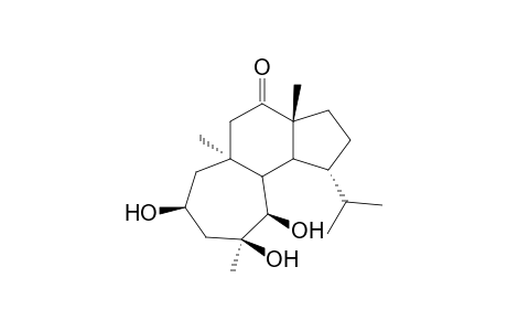 Cyclohept[e]inden-4(1H)-one, dodecahydro-7,9,10-trihydroxy-3a,5a,9-trimethyl-1-(1-methylethyl)-