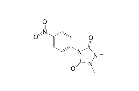 1,2,4-Triazolidine-3,5-dione, 1,2-dimethyl-4-(4-nitrophenyl)-